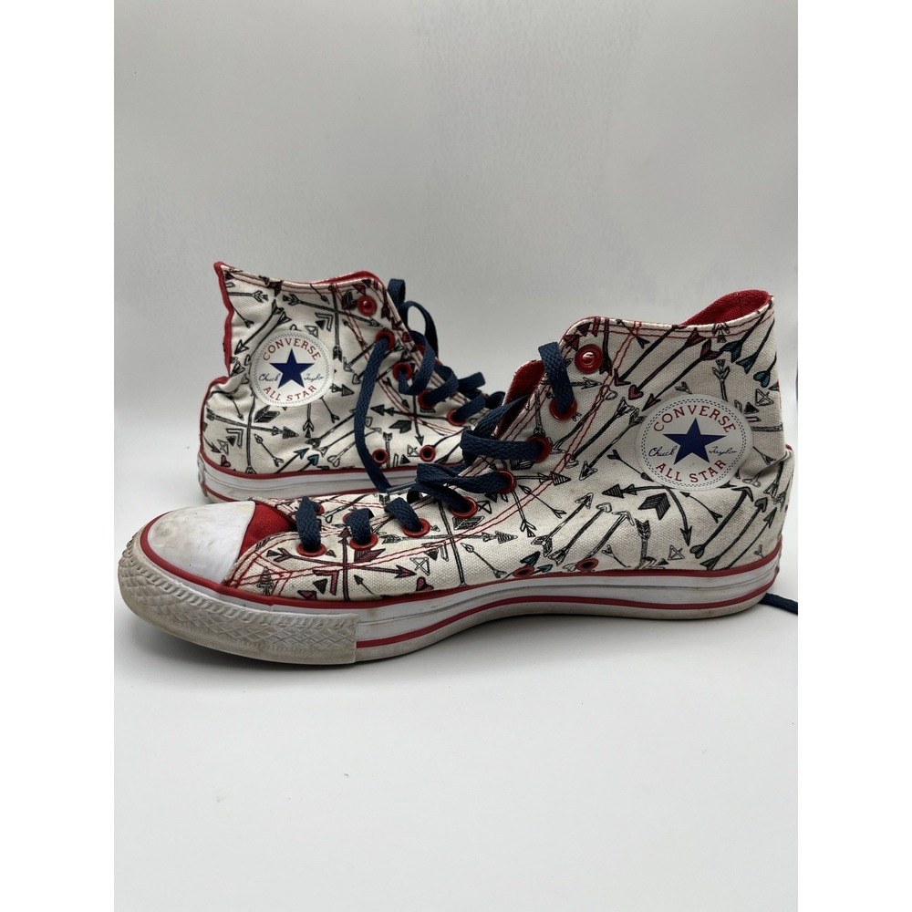 Converse Chuck Taylor All Star 146638C Arrow Print High Top Mens 8.5 Womens 10.5